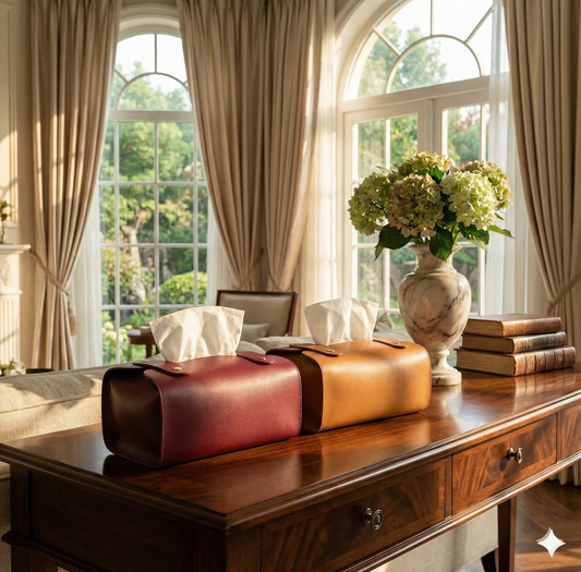 Tissue Box Cover | Premium PU Leather