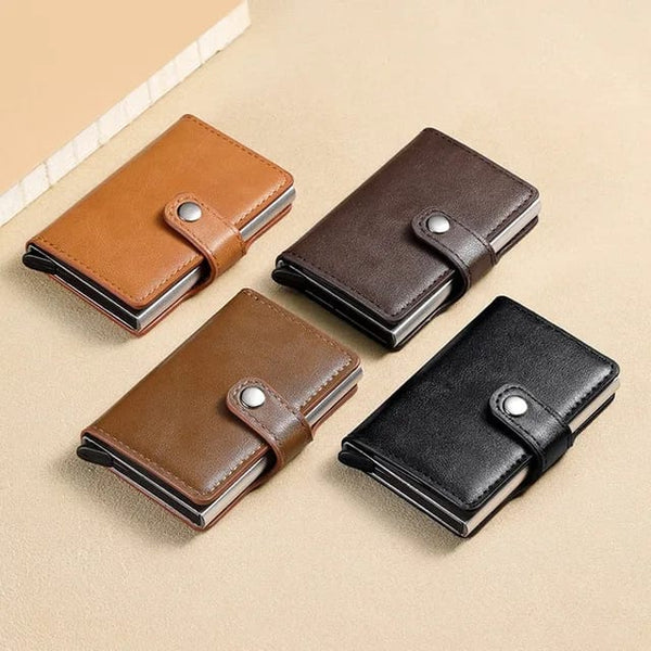 leather mini wallet