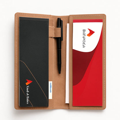 Zamora Premium Leather Check Book Cover – Slim Organizer