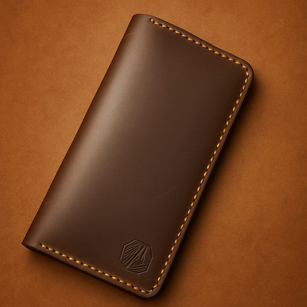 Cow Crazy Horse Hand-Stitched Long Wallet – Premium Craft by Zamora Crafts