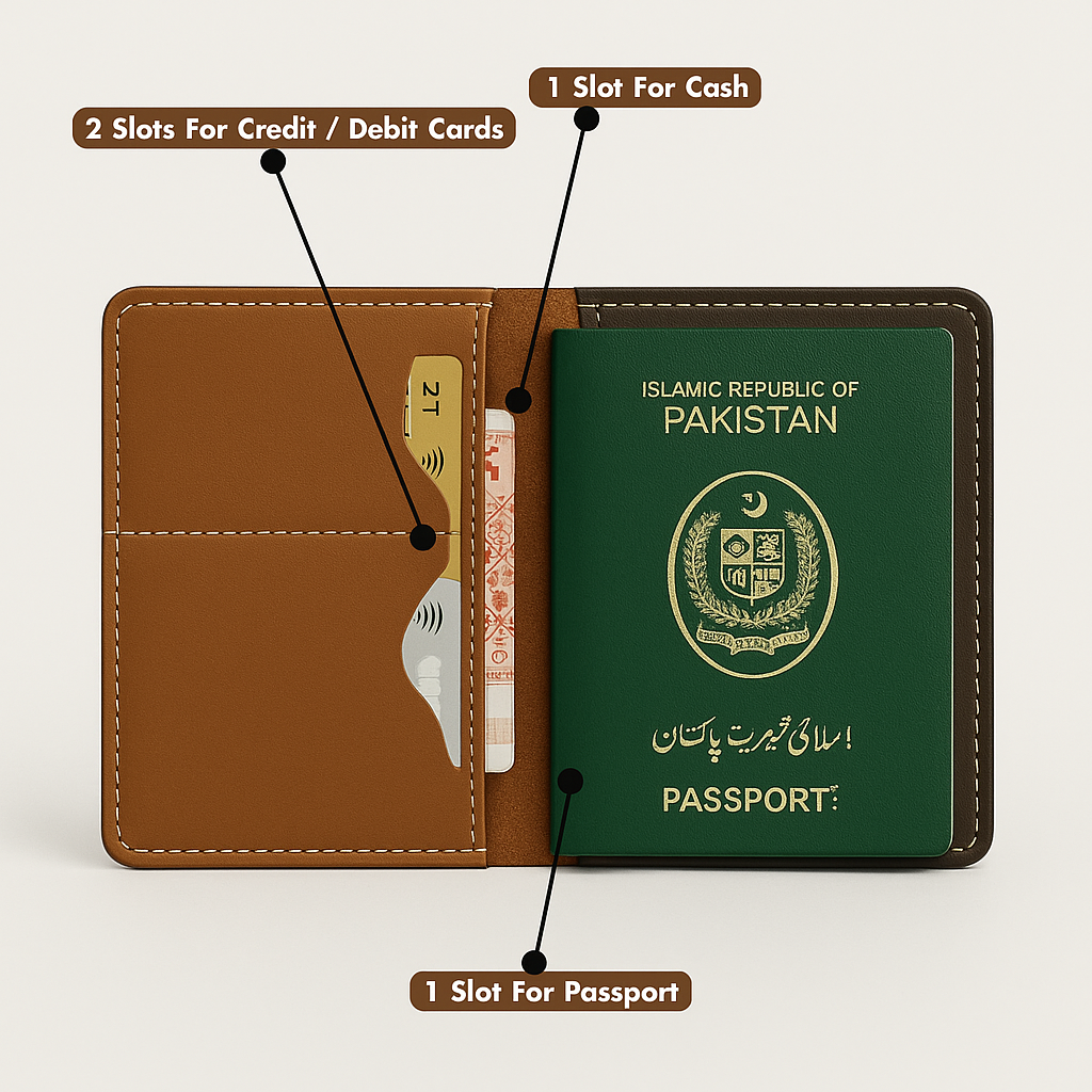 Zamora Premium Leather Passport Cover
