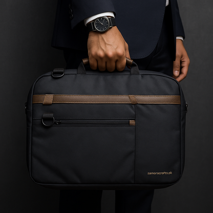 Zamora 2 in 1 Laptop & Shoulder Leatherite Bag