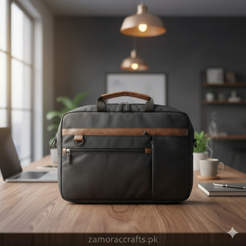 Zamora 2 in 1 Laptop & Shoulder Leatherite Bag