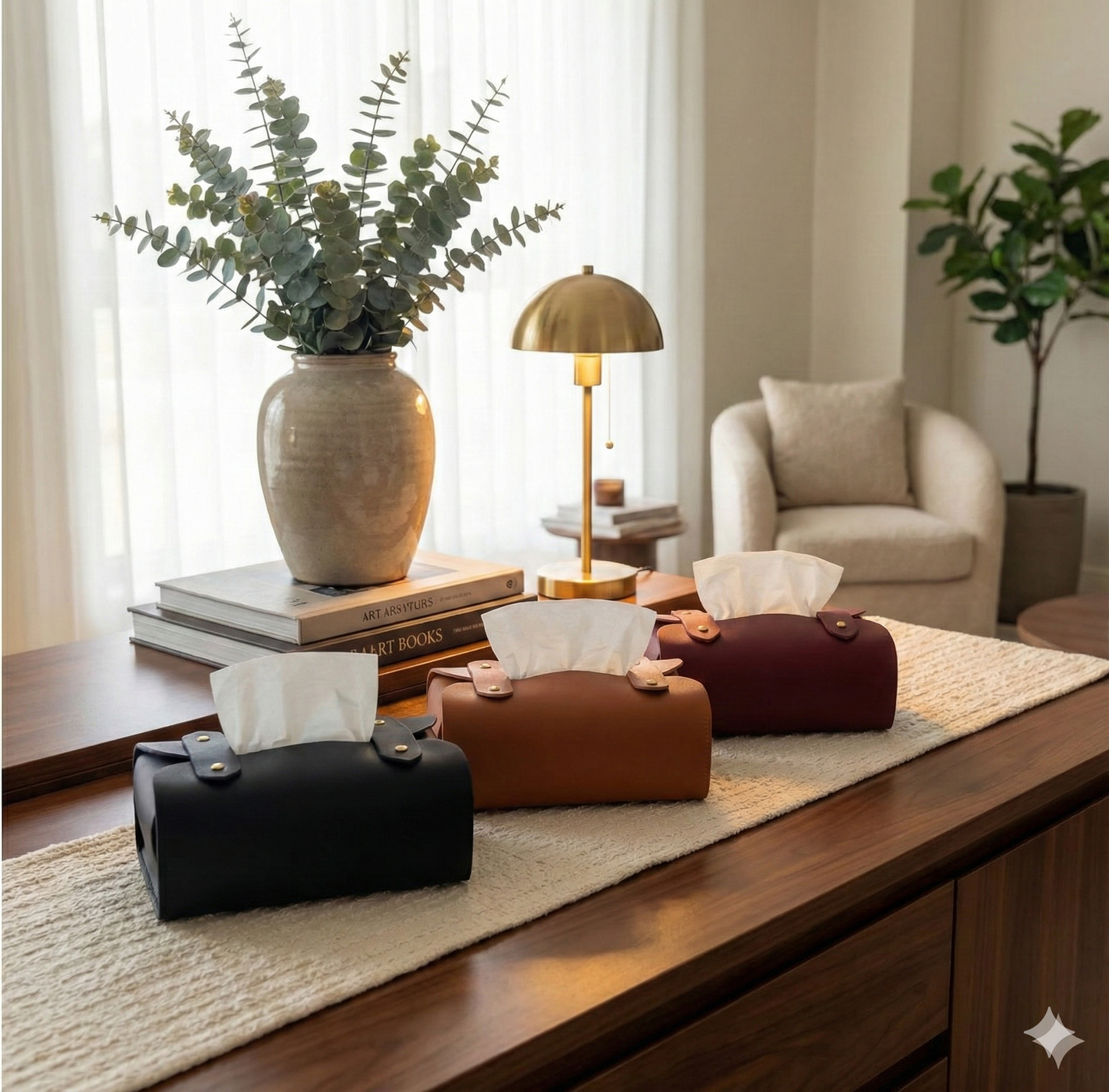 Tissue Box Cover | Premium PU Leather