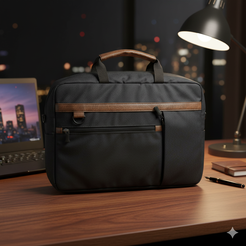 Zamora 2 in 1 Laptop & Shoulder Leatherite Bag