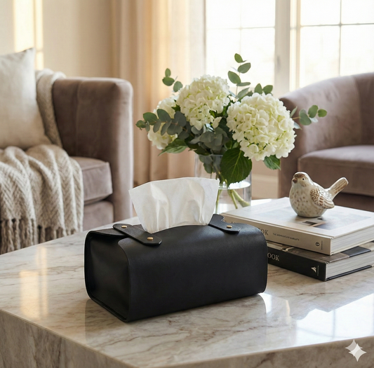 Tissue Box Cover | Premium PU Leather