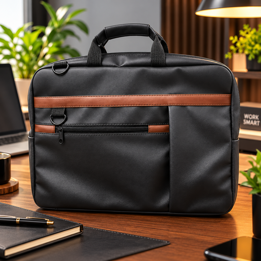 Zamora 2 in 1 Laptop & Shoulder Leatherite Bag