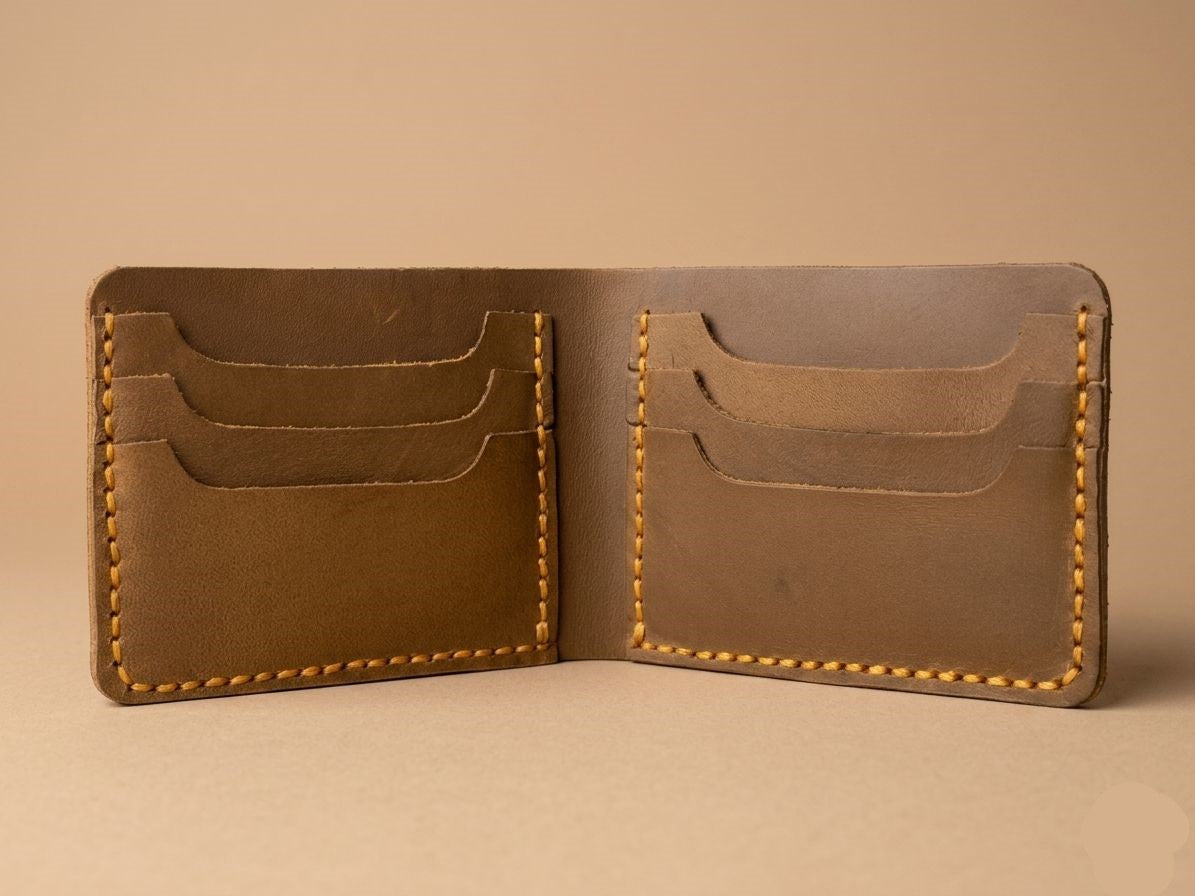 Vintage Handstitched Wallet – Timeless Craftsmanship