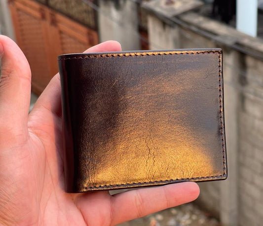 ZamoraCrafts Bifold Cow Leather Wallet – Slim & Durable